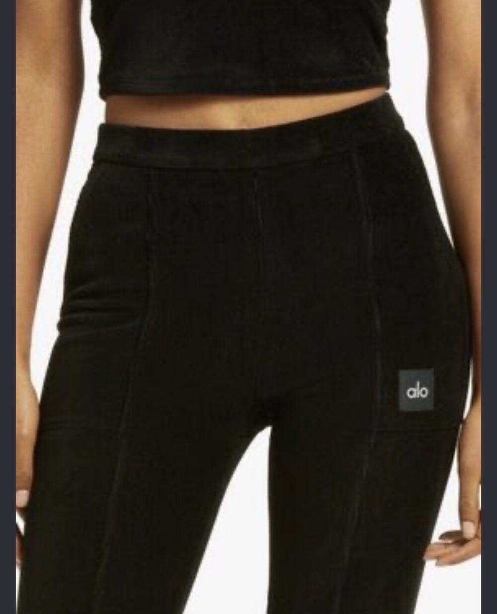 ALO YOGA Micro Corduroy High Waist Flare Pants Size XS/S